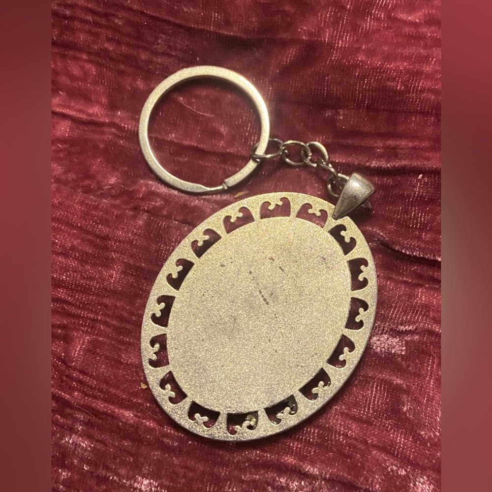 LAST CHANCE 🔥 Galaxy Nebula Large Statement Keychain Key Holder Ring #9345 - Picture 2 of 4
